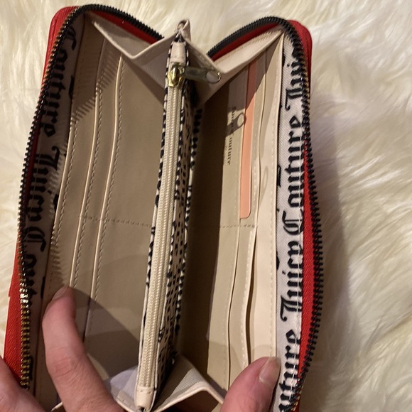 Juicy Couture Lipstick Red Royal Race Wallet Card Carrier  NWT - Picture 2 of 6